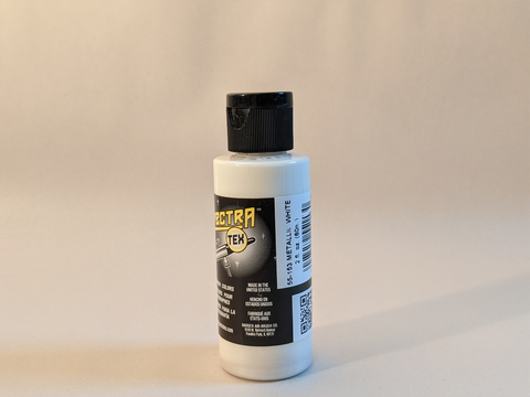 SpectraTex Metallic Airbrush Paints | 153 Metallic White